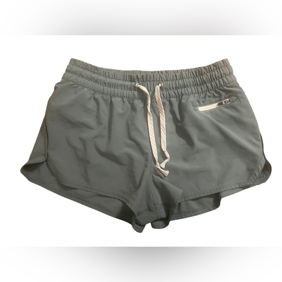 Vuori Pants - Vuori Shorts Women’s Small Green Clementine Lined Elastic Running VW304 Athletic